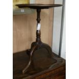A George III mahogany tripod table W.50cm