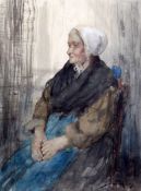 William Lee Hankey (1869-1952)watercolourPortrait of Madame Rénésigned, labels verso13.25 x 9.75in.