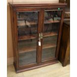 A late Victorian two door cabinet W.84cm