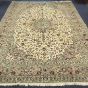 A Kashan carpet 344 x 248cm