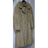 A blonde mink Marshall & Snelgrove coat