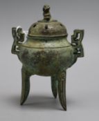 A Chinese 'archaic style' bronze vessel