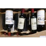 Eight bottles of Chateau Chasse-spleen, 1988 and two bottles of Chateau Fonroque, 1994