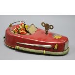 A Buffalo Toys tinplate Dodge'm bumper car length 26cm