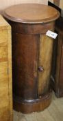 A Victorian mahogany cylinder pot cupboard H.77cm