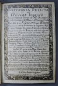 Bowen, Emanuel - Britannia Depicta or Ogilby Improv'd, 1st edition, quarto, rebound half calf,