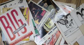 A collection of 1950s movie foyer cards, bullfighting posters etc