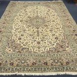 A Kashan carpet 344 x 248cm