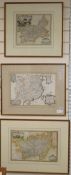 Three 18th century French engraved maps of 'L'Empire de la Chine', Province of Koei-Tcheou and