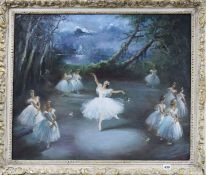 Carlotta Edwards (20th Century), 'Margot Fonteyn & the Corps de Ballet', signed and dated 1964,