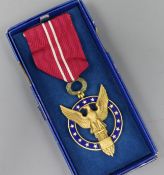 A U.S Presidential Medal for Merit; boxed.