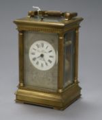 A Charles Frodsham eight day striking carriage clock