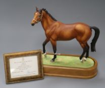 A Royal Worcester model of 'Nijinsky' height 28cm