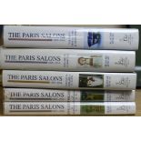 Five reference books 'The Paris Salons', vols 1, 2, 3, 4 and 5