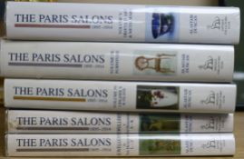 Five reference books 'The Paris Salons', vols 1, 2, 3, 4 and 5