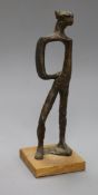 Daphne Hardy Henrion. A bronze sculpture height 31cm