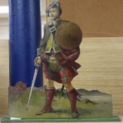 A Scotsman 'dummy board' height 47cm