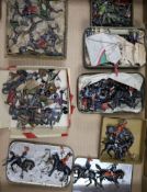 A large collection of Britains Diecast lead soldiers