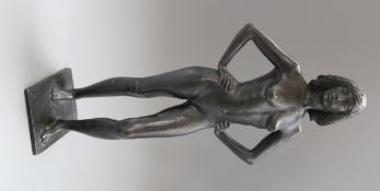 Manfred Von Diepold (1926-1997). A bronze of a standing nude woman, 1 of 1, Provenance by descent