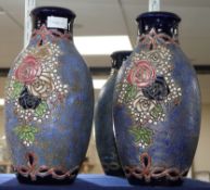 A pair of amphora-style vases