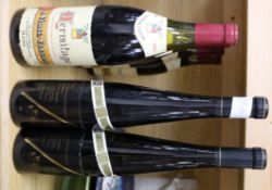 Wine. Four bottles of Hermitage Vidal-Fleury 1983 and two of Rieslaner Beerenauslese Weingut Kurt