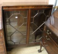 A small mahogany bookcase