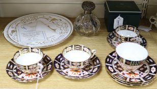 A collection of Royal Crown Derby Imari tea ware and sundry items, including a Wedgwood limited