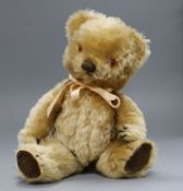 A Chad Valley teddy bear, Penelope, c.1948, Bears Abundant, Canada, height 14in.Provenance: