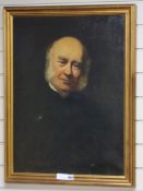A late 19th century English School, oil on canvas, portrait of gentleman 69 x 50cm