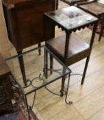 A George III two tier washstand