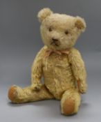 An American teddy bear, Billy, c.1920, height 17in.Provenance: Christie's South Kensington, November