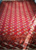 A Bokhara carpet 420 x 295cm