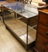 A shop display cabinet W.137.5cm