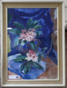 Robin Wallace, watercolour, Still life of flowers, signed and dated 1942 50 x 34cm