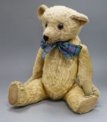 A Terrys teddy bear, Alfie, c.1920's, height 17.5in.Purchased from Sue Pearson