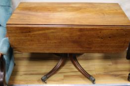A Regency mahogany sofa table W.107cm