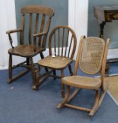 Three children's chairs