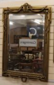 A modern gilt framed wall mirror W.80cm approx.