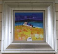 Jolmo, oil on canvas, Ardiondra, Isle of Ioma, signed, 29 x 29cm.