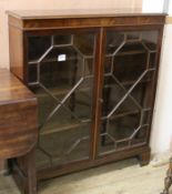 A small mahogany bookcase