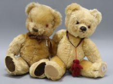 Two Chad Valley teddy bears, c.1950's