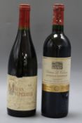 Four bottles of Bordeaux Superior Medaille de Bronze Concours National 1997 and three bottles of