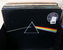 A collection of 13 Pink Floyd LPs (VG/VG+) Pink Floyd - Dark Side Of The Moon (Hollow triangle)