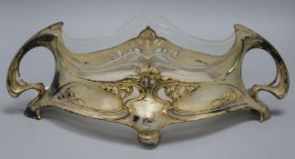 A W.M.F. Art Nouveau style centrepiece length 42cm