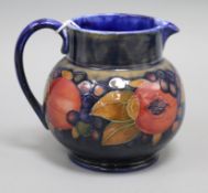 A Moorcroft pomegranate jug height 13cm