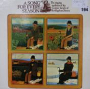 9 Collectible Folk LPs (All VG+/VG+) The Copper Family - A Song For Every Season (4 LP Box)Bob