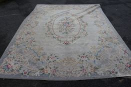 A large Aubusson carpet