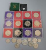 Assorted Crowns and coins