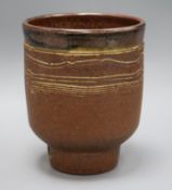 A Studio pottery vase by Michael Casson height 19.5cm