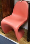 A pair of Verner Panton chairs